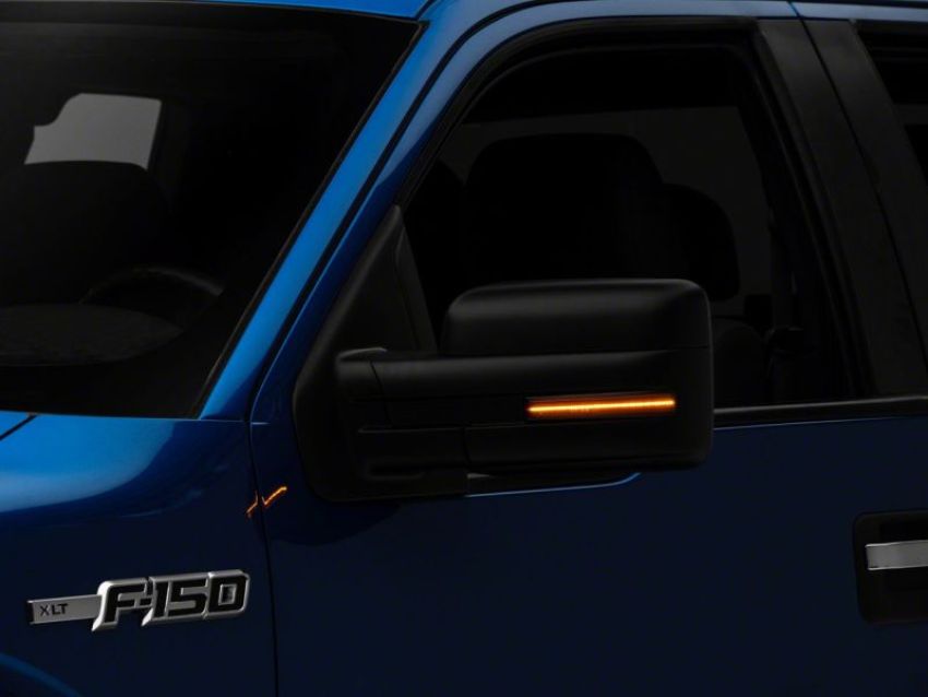 Raxiom T544359 09-14 Ford F-150 Axial Series Sequential LED Mirror Mounted Turn Signals- Smoked