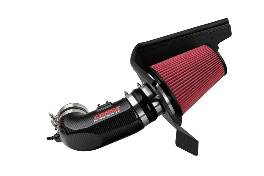 Corsa Performance 44005D Corsa Performance Camaro ZL1 Carbon Fiber Air Intake with DryTech 3D No Oil Filt