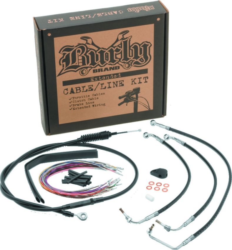 Burly Brand B30-1237 Control Kit 15in - Black