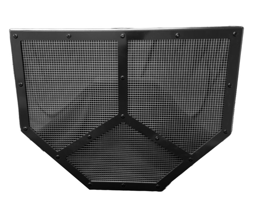 DOMINATOR RACE PRODUCTS DOM551-BK Shaker Screen Radiator Mod Black