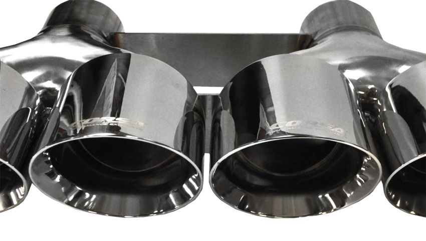Corsa Performance 14062 Quad 4.5in. Polished Pro-Series Tip Kit (Clamps Included)