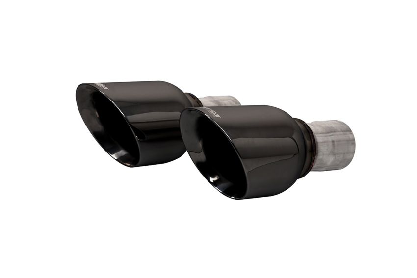 Corsa Performance 14067BLK Pair of Single 4.5in. Black PVD Pro-Series Tips