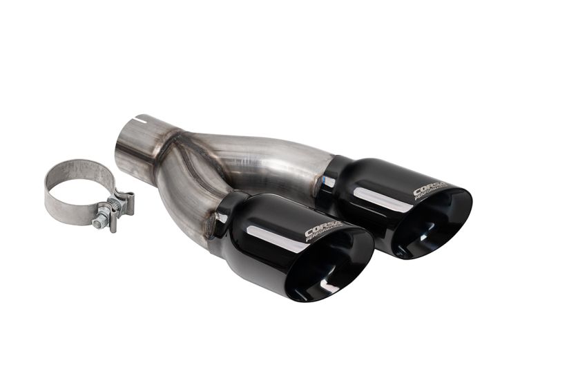 Corsa Performance 14078BLK Twin 4in. Tip Kit