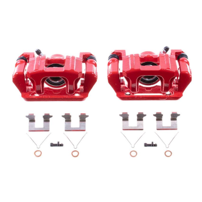 PowerStop S3824 Red Powder Coated Calipers