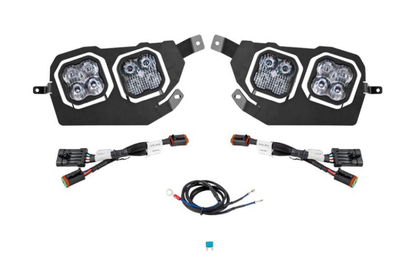 Diode Dynamics DD7844 14-23 Polaris RZR XP SS3 LED Headlight Kit - Pro White ABL