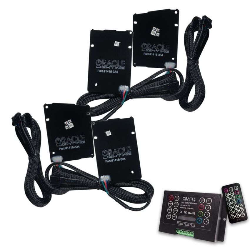 Oracle Lighting 1418-333 2019-2021 Chevrolet Camaro LS/LT ColorSHIFT(tm) RGB+A Headlight DRL Upgrade Kit
