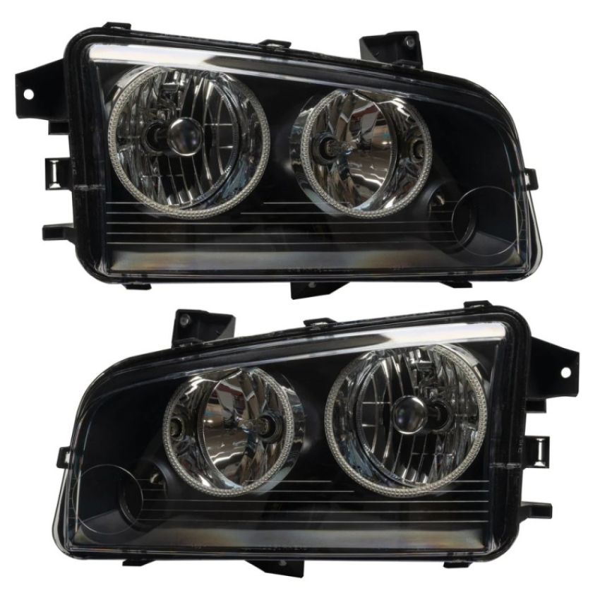 Oracle Lighting 7022-335 2005-2010 Dodge Charger Pre-Assembled LED Halo Headlights - (Non-HID)
