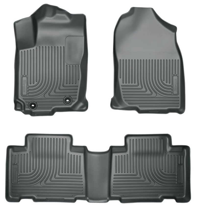 HUSKY LINERS HSK98481 13-  Honda Accord Front/ 2nd Floor Liners Black
