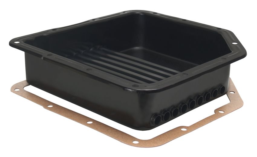 Derale 14200 Transmission Cooling Pan, Reduces Fluid Temps up to 50°F, Increase Capacity