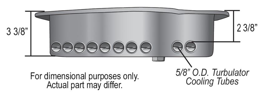 Derale 14200 Transmission Cooling Pan, Reduces Fluid Temps up to 50°F, Increase Capacity