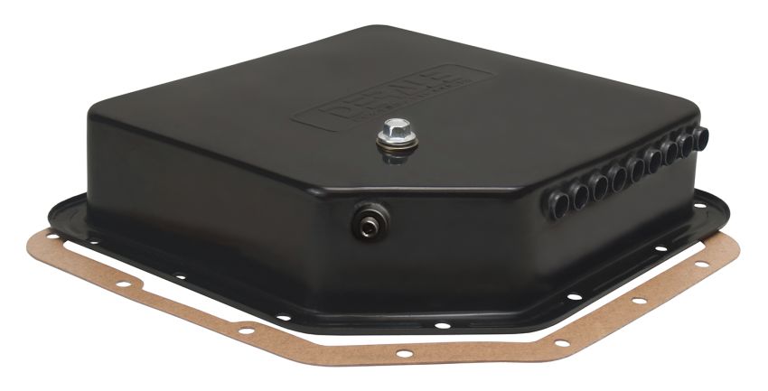 Derale 14200 Transmission Cooling Pan, Reduces Fluid Temps up to 50°F, Increase Capacity