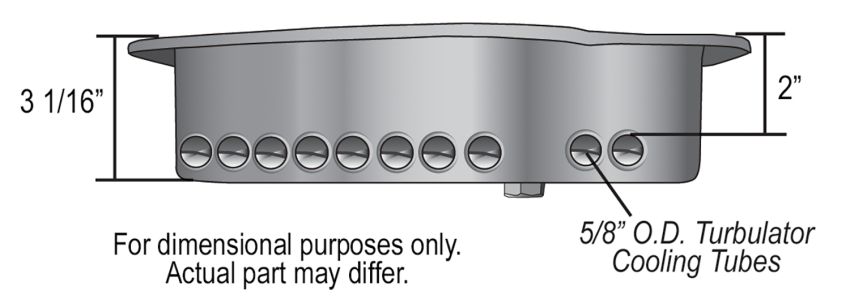 Derale 14201 Transmission Cooling Pan, Reduces Fluid Temps up to 50°F, Increase Capacity