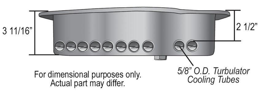 Derale 14204 Transmission Cooling Pan, Reduces Fluid Temps up to 50°F, Increase Capacity