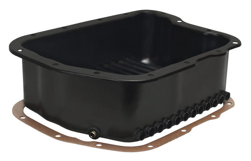 Derale 14210 Transmission Cooling Pan, Reduces Fluid Temps up to 50°F, Increase Capacity