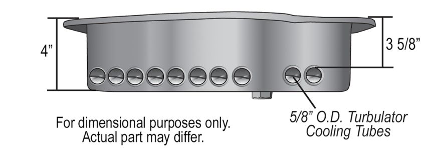 Derale 14210 Transmission Cooling Pan, Reduces Fluid Temps up to 50°F, Increase Capacity