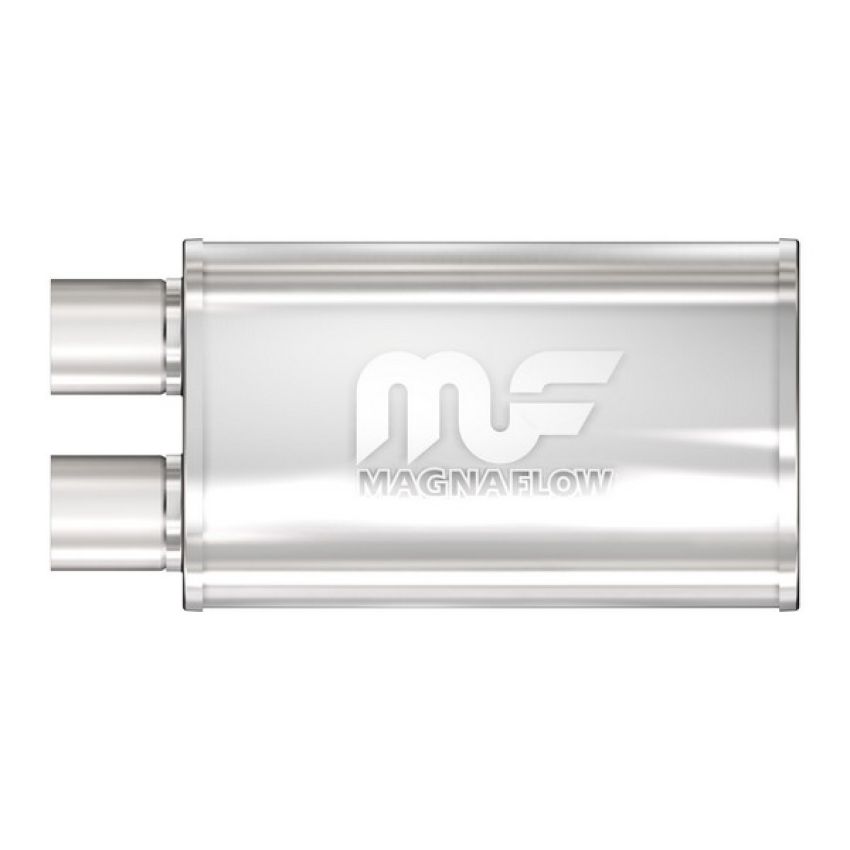 MagnaFlow Exhaust Products 14210 Straight-Through Performance Muffler; 2.5in. Offset Same End; 5x14x8 Body