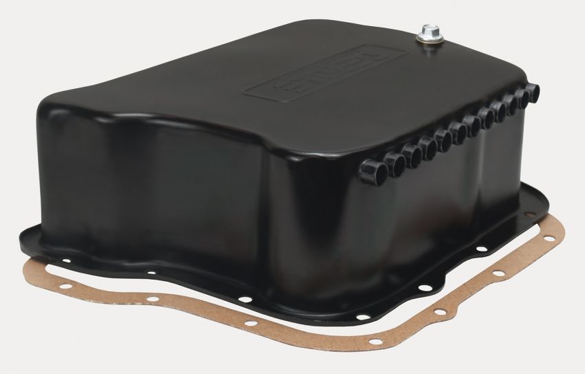 Derale 14210 Transmission Cooling Pan, Reduces Fluid Temps up to 50°F, Increase Capacity
