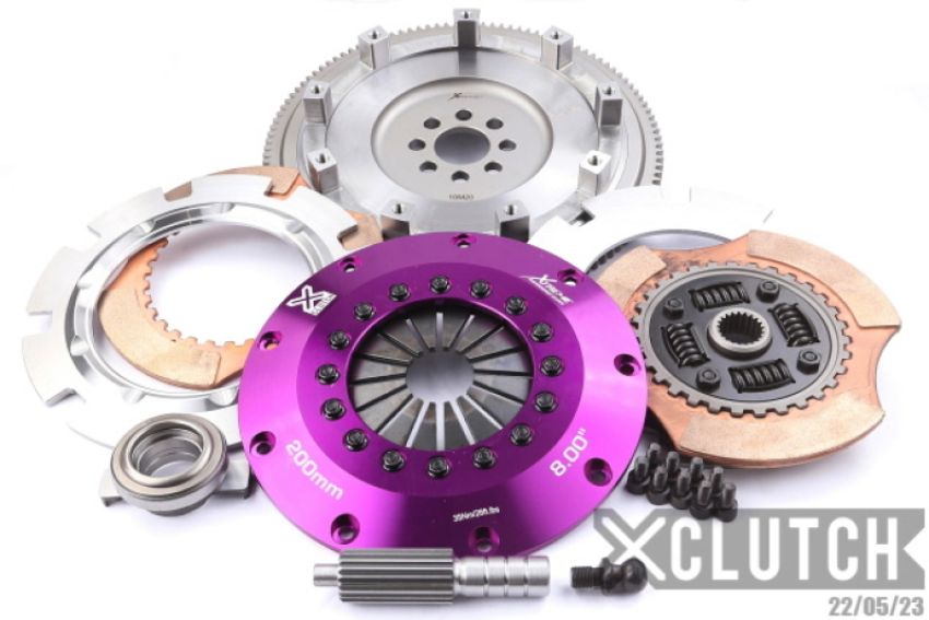 XCLUTCH XKTY20520-2E 88-93 Toyota Celica GTS All Trac 2.0L 8in Twin Solid Ceramic Clutch Kit