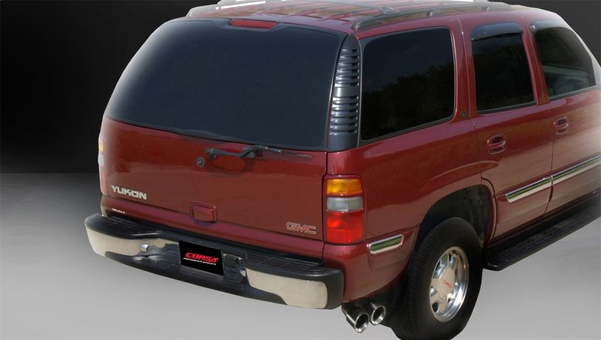 Corsa Performance 14232 3.0in. Cat-Back Single Side Exit with Twin 4.0in. Polished Pro-Series Tips
