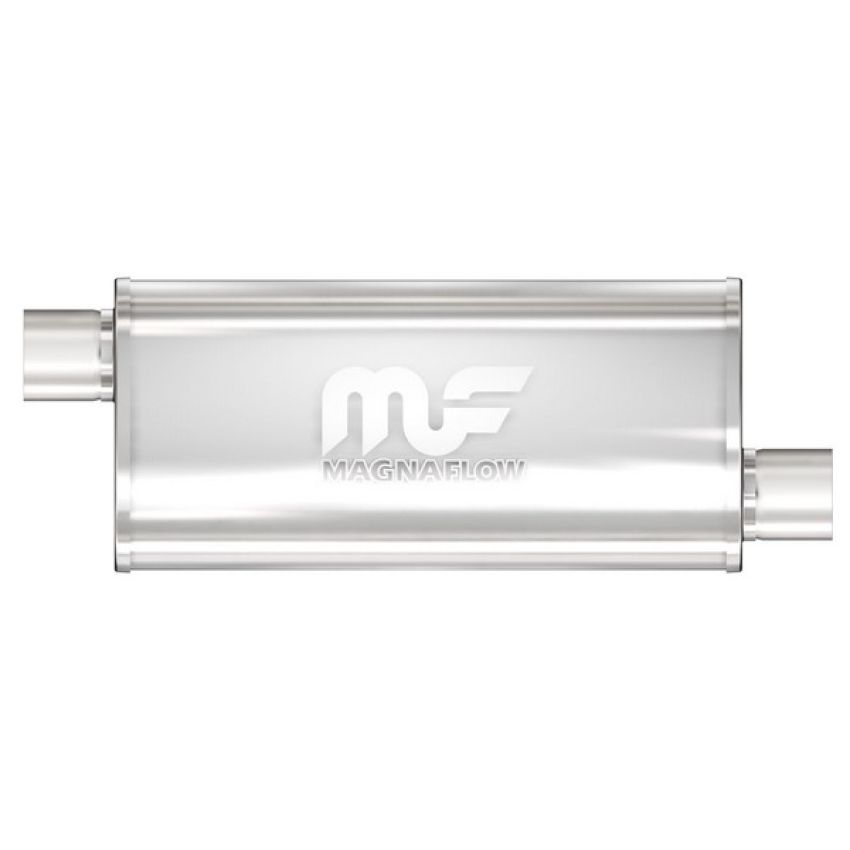 MagnaFlow Exhaust Products 14239 Straight-Through Performance Muffler; 3in. Offset/Offset; 5x14x8 Body