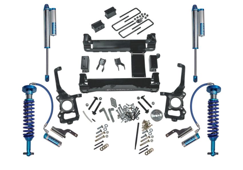 Superlift K129KG 15-20 Ford F-150 4WD 6in Lift Kit w/ King Front Coilovers / King Reservoir Rear Shocks