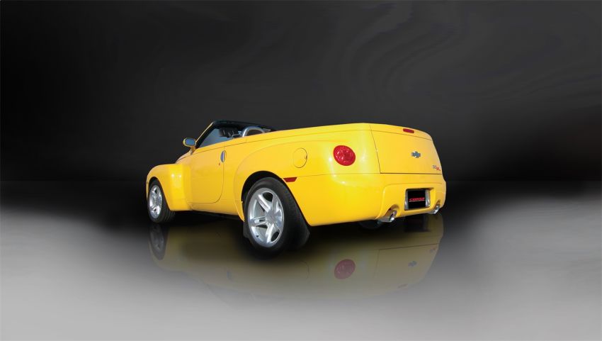 Corsa Performance 14254 3.0in. Cat-Back Dual Rear Exit with Single 4.0in. Polished Pro-Series Tips