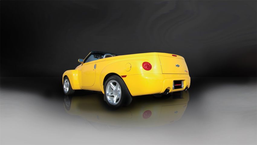 Corsa Performance 14254BLK 3.0in. Cat-Back Dual Rear Exit with Single 4.0in. Black PVD Pro-Series Tips