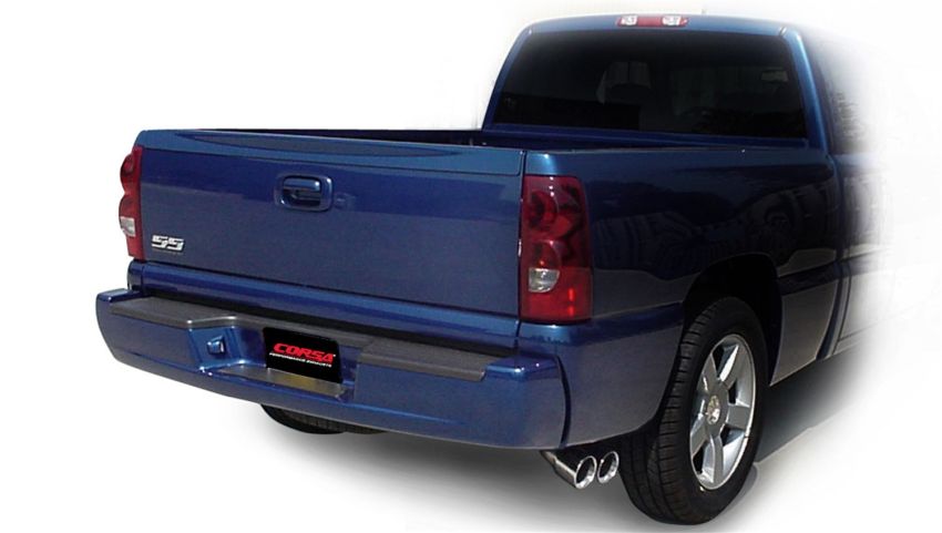 Corsa Performance 14279 3.0in. Cat-Back Single Side Exit with Twin 4.0in. Polished Pro-Series Tips