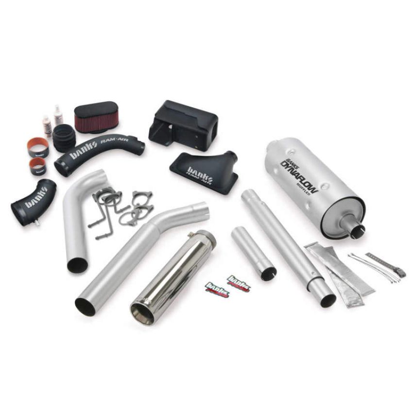 Banks Power 49202 16-17 Ford 6.8L MH-A Stinger Bundle - SS Single Exhaust Right Exit w/ Chrome Tip