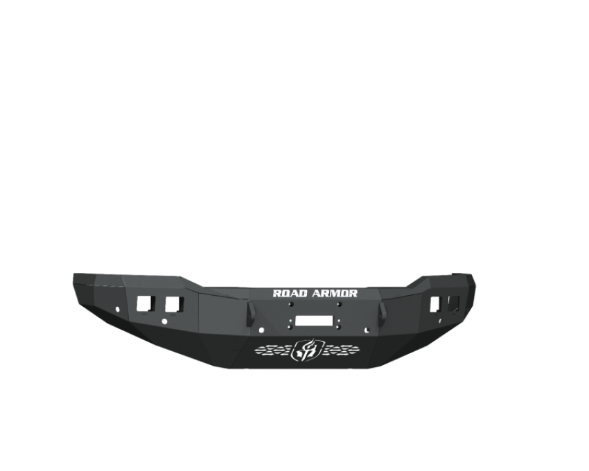 Road Armor 4192F0B 19-20 Ram 2500 Stealth Front Winch Bumper w/6 Sensor Holes - Tex Blk