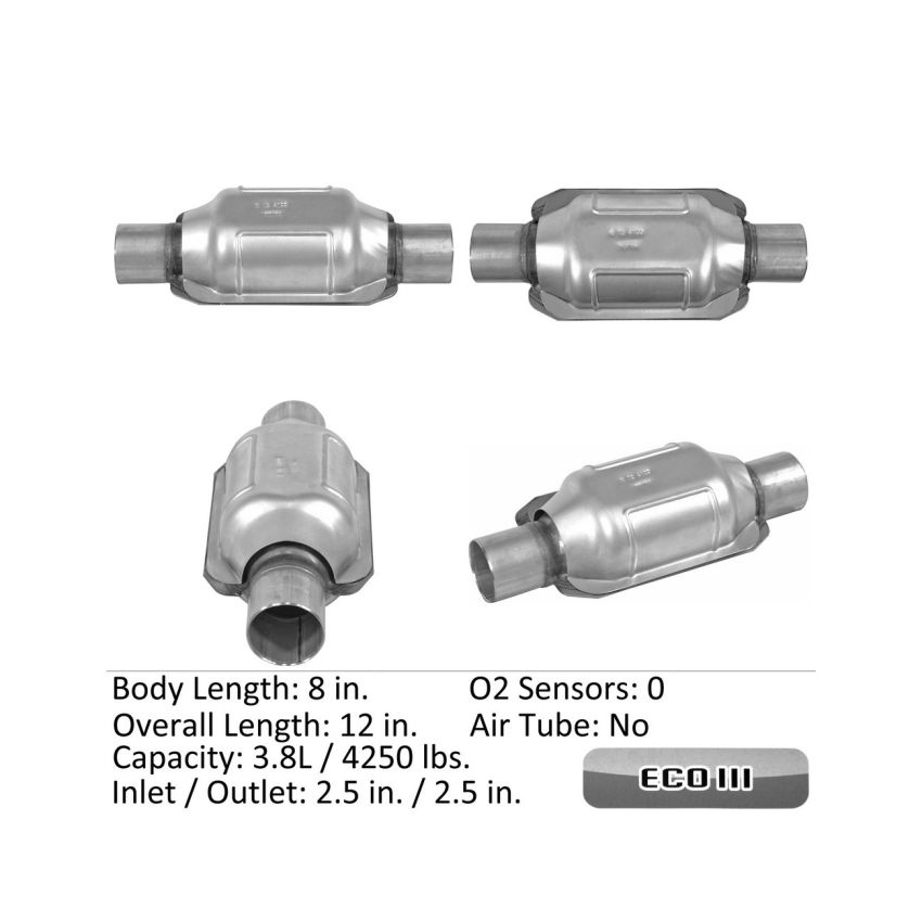 Eastern Catalytic 92466 Federal / EPA Catalytic Converter - Universal