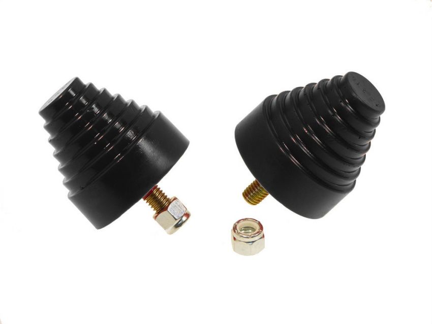PROTHANE PTN19-1318BL Bump Stop 2-1/4 x 2-1/4 Stepped Cone Pair
