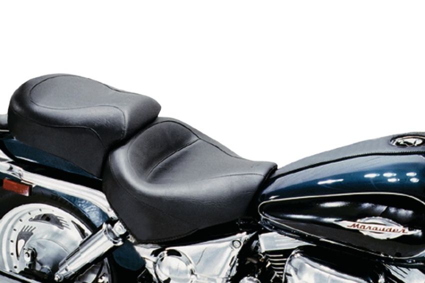 Mustang Motorcycle 75818 Mustang 97-05 Suzuki VZ800 Marauder Standard Touring 2PC Seat - Black