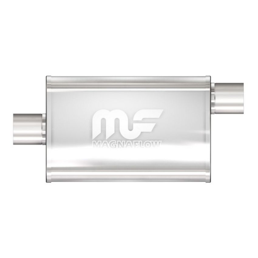 MagnaFlow Exhaust Products 14326 Straight-Through Performance Muffler; 2.5in. Offset/Center; 4x14x9 Body