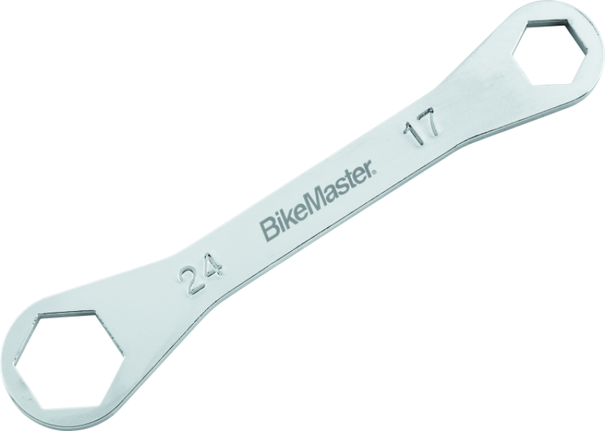 BikeMaster 150337 Rider Wrench - 24mm 6-pt x 17mm 6-pt