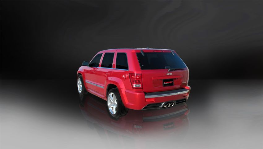 Corsa Performance 14451 2.5in. Cat-Back Dual Center Rear Exit with Single 4.0in. Polished Pro-Series Tip