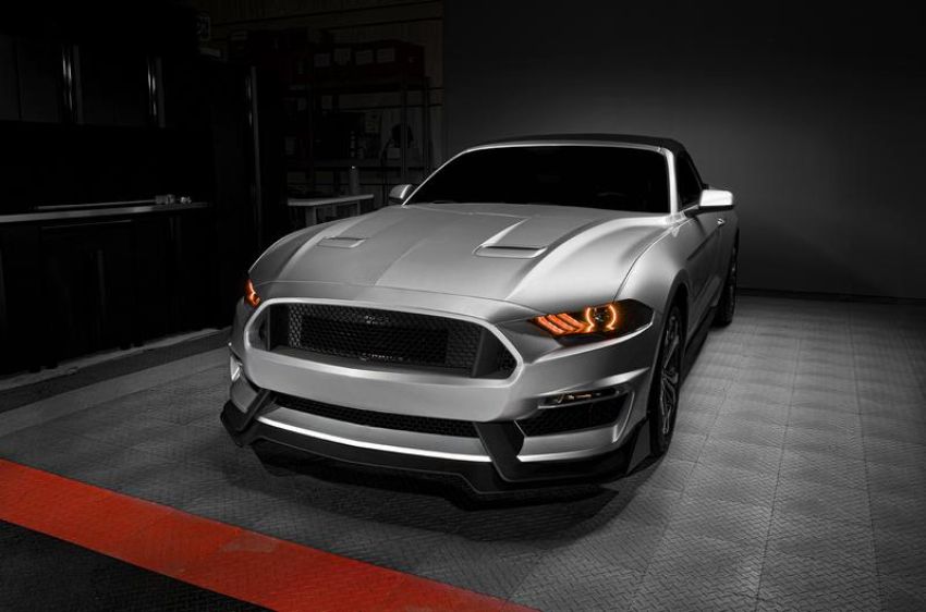 Oracle Lighting 1446-332 2018-23 Ford Mustang Dynamic ColorSHIFT DRL w/Halo Kit & Sequential Turn Signal