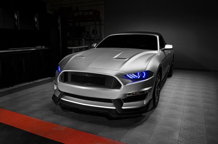 Oracle Lighting 1446-332 2018-23 Ford Mustang Dynamic ColorSHIFT DRL w/Halo Kit & Sequential Turn Signal