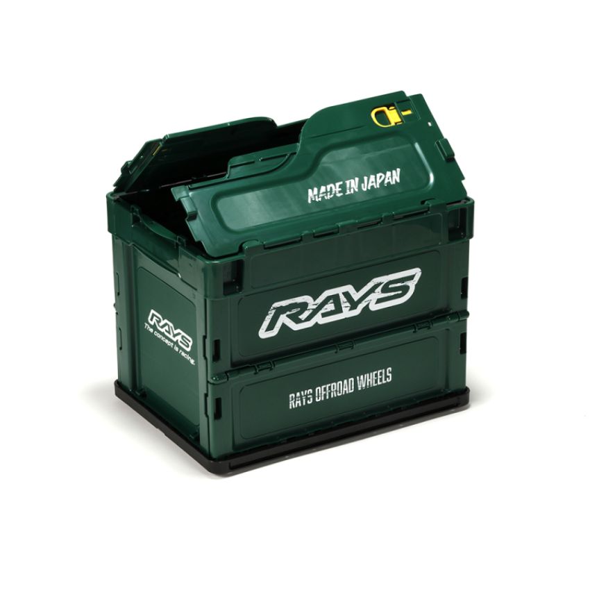 Rays WRAYSCBOX23SOG Folding Container Box 23S 20L - Oliver Green