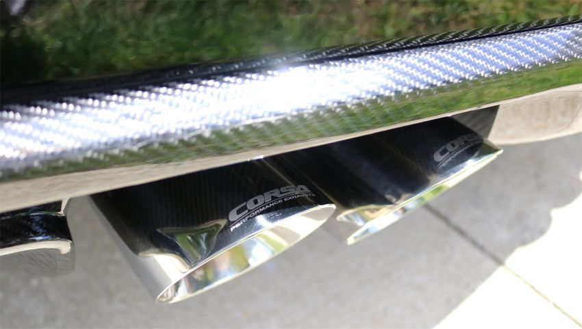 Corsa Performance 14479 Twin 4.0in. Polished Pro-Series Tip Kit (Clamps Included)