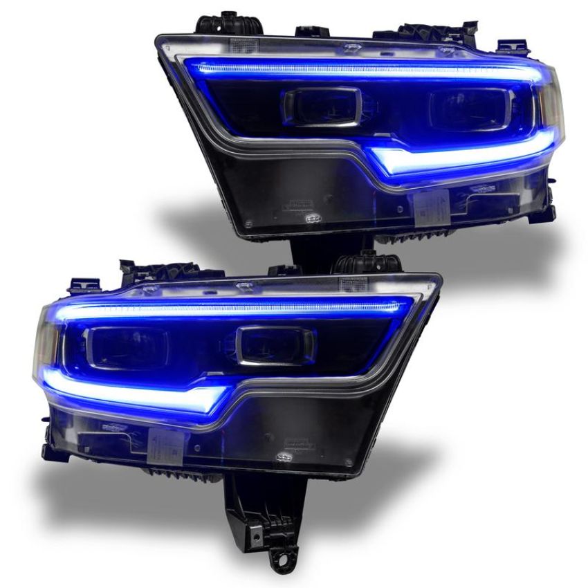 Oracle Lighting 1448-330 2019-2021 RAM 1500 ColorSHIFT(tm) RGBW+A LED Projector Headlight DRL Upgrade Kit