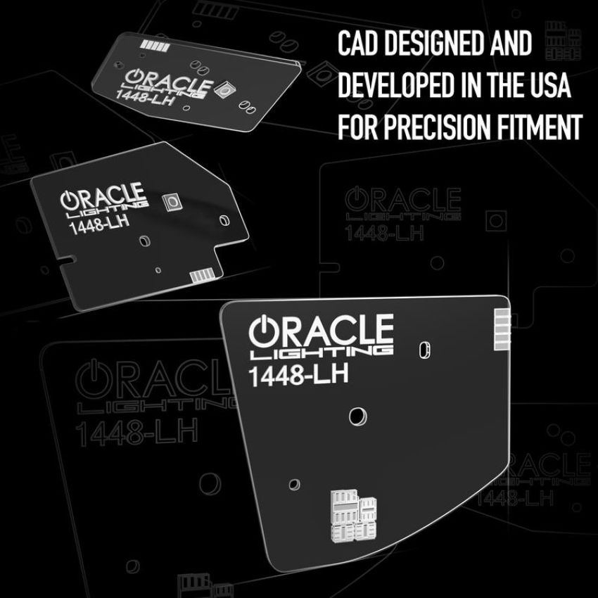 Oracle Lighting 1448-330 2019-2021 RAM 1500 ColorSHIFT(tm) RGBW+A LED Projector Headlight DRL Upgrade Kit