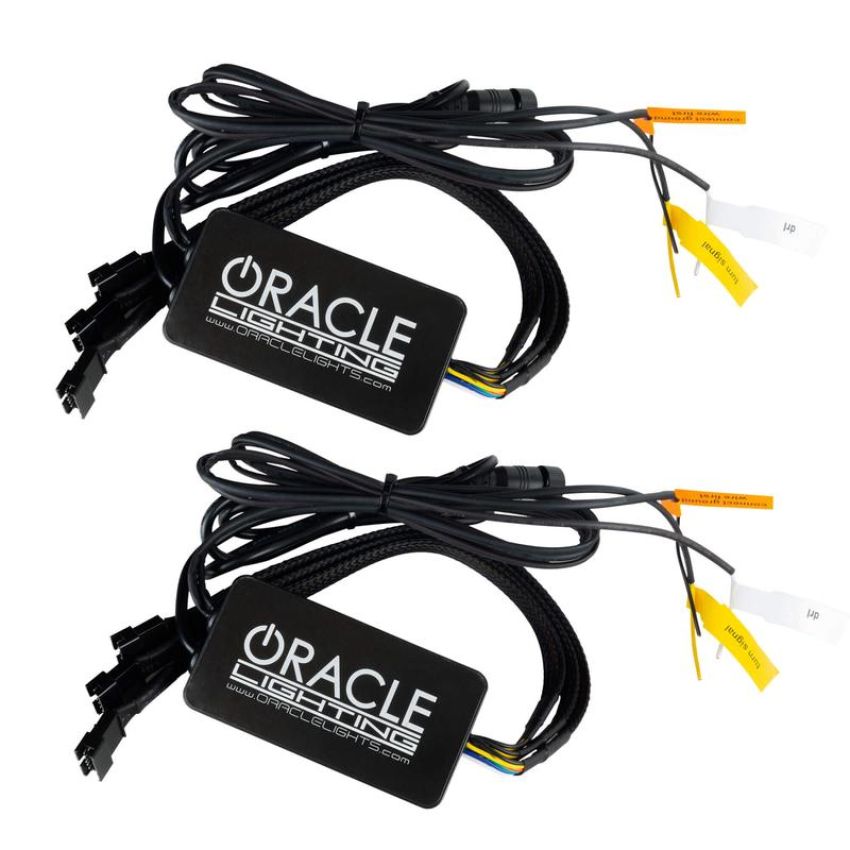 Oracle Lighting 1448-335 2019-2021 RAM 1500 ColorSHIFT(tm) RGBW+A LED Projector Headlight DRL Upgrade Kit