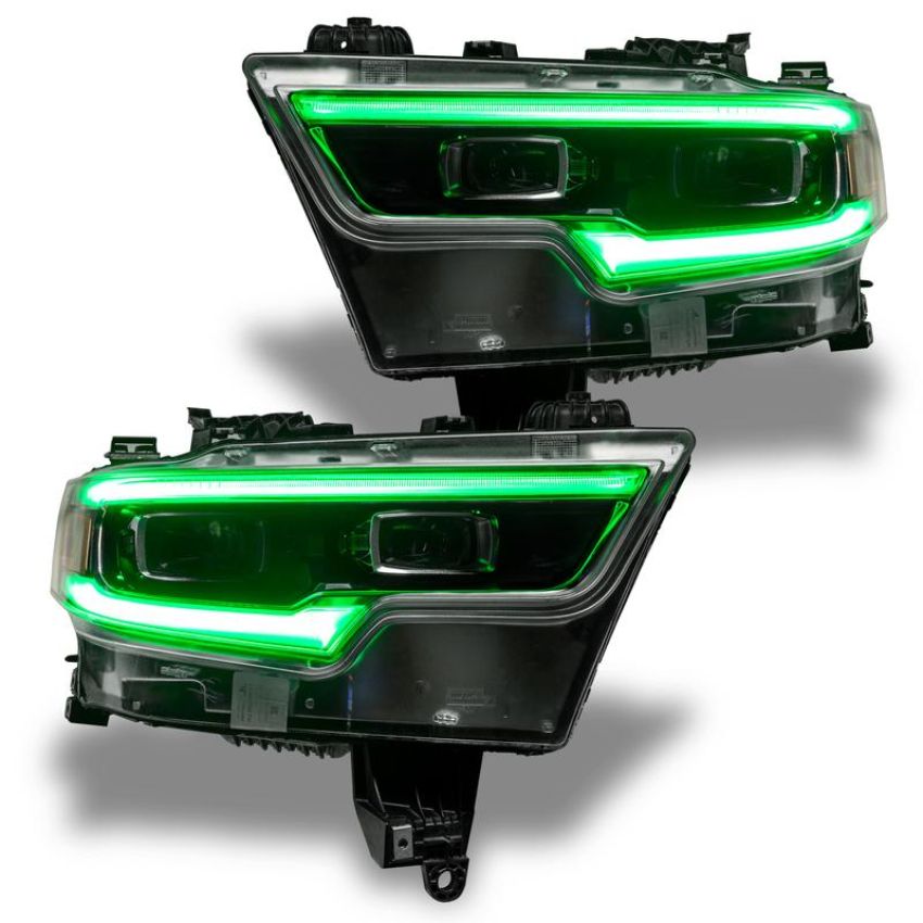 Oracle Lighting 1448-335 2019-2021 RAM 1500 ColorSHIFT(tm) RGBW+A LED Projector Headlight DRL Upgrade Kit
