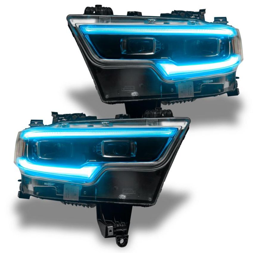 Oracle Lighting 1448-335 2019-2021 RAM 1500 ColorSHIFT(tm) RGBW+A LED Projector Headlight DRL Upgrade Kit