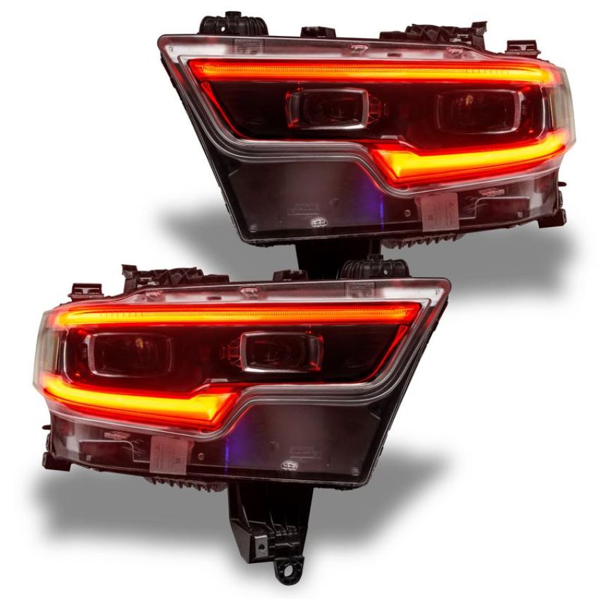 Oracle Lighting 1448-504 2019-2021 RAM 1500 ColorSHIFT(tm) RGBW+A LED Projector Headlight DRL Upgrade Kit