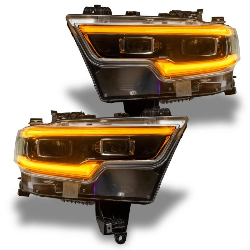 Oracle Lighting 1448-504 2019-2021 RAM 1500 ColorSHIFT(tm) RGBW+A LED Projector Headlight DRL Upgrade Kit