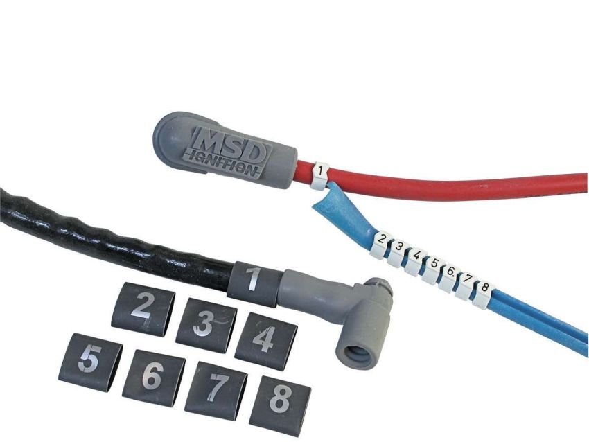 MSD IGNITION MSD3414 8.5MM Wire Cyl Markers