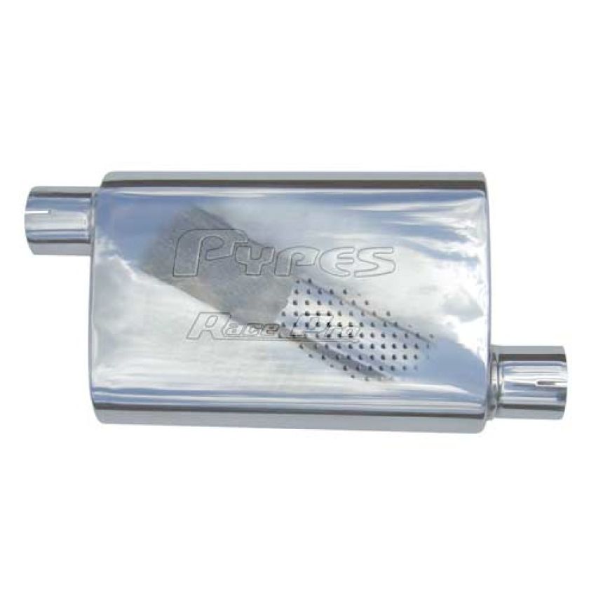 PYPES PERFORMANCE EXHAUST PYPMVR13 Race Muffler 2.5in Offset/Center Each