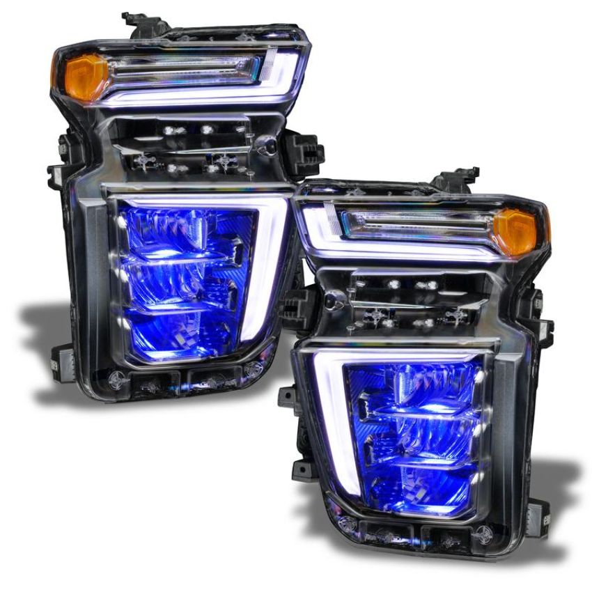 Oracle Lighting 1453-334 2020-2021 Silverado HD 2500/3500 ColorSHIFT(tm) RGB Headlight Demon Eye Kit